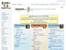 Tablet Screenshot of lotro-wiki.com